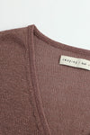 SWAYING/KNIT seamless tie long-sleeved cardigan SW24SS1T70 dirty pink PS77